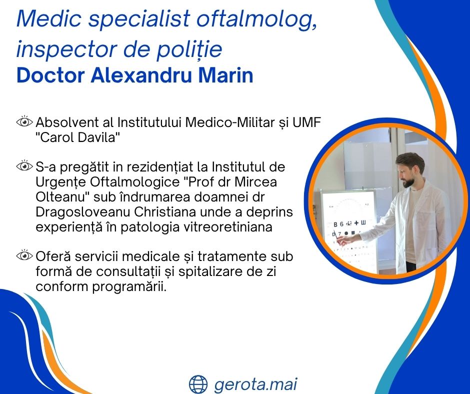 Medic Specialist Oftalmolog